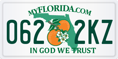 FL license plate 0622KZ