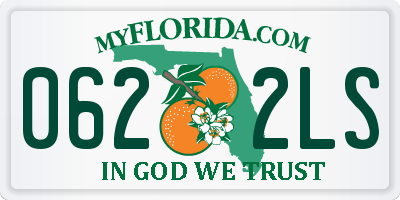 FL license plate 0622LS