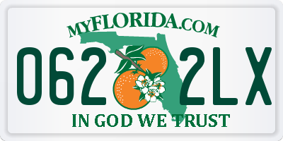FL license plate 0622LX