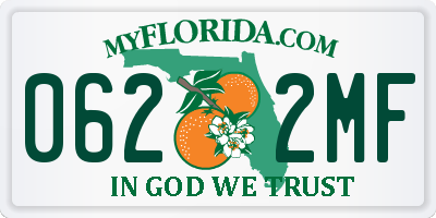 FL license plate 0622MF