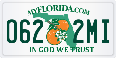 FL license plate 0622MI