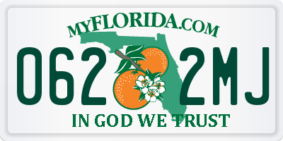 FL license plate 0622MJ