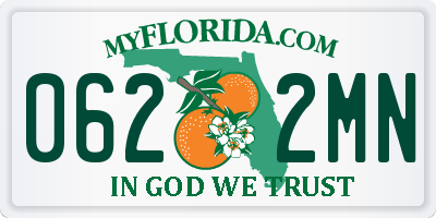 FL license plate 0622MN