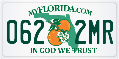 FL license plate 0622MR