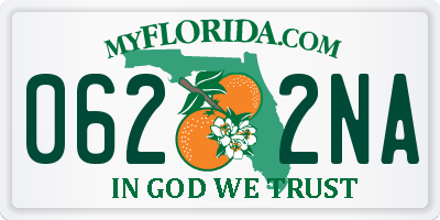 FL license plate 0622NA