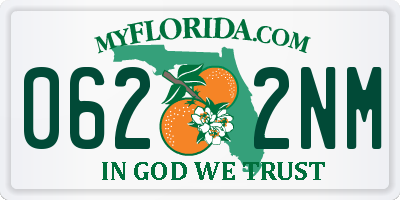 FL license plate 0622NM