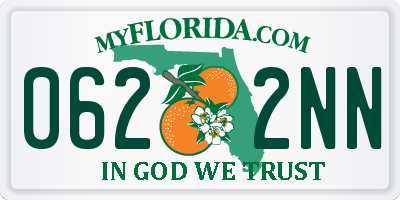 FL license plate 0622NN