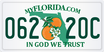 FL license plate 0622OC