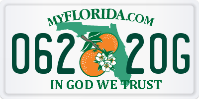 FL license plate 0622OG