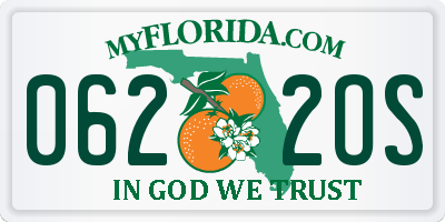 FL license plate 0622OS