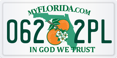 FL license plate 0622PL