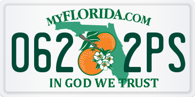FL license plate 0622PS