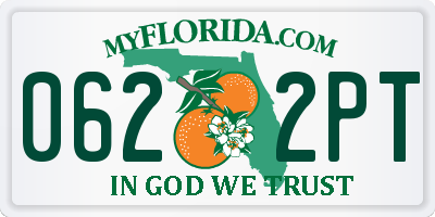 FL license plate 0622PT