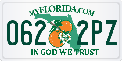FL license plate 0622PZ