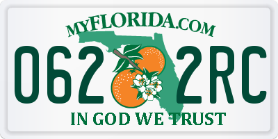 FL license plate 0622RC