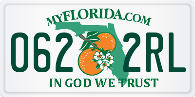 FL license plate 0622RL