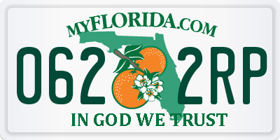 FL license plate 0622RP