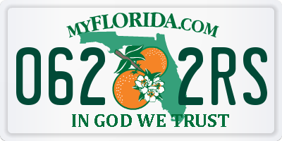 FL license plate 0622RS