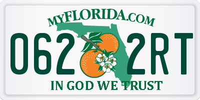 FL license plate 0622RT