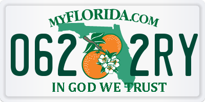 FL license plate 0622RY