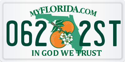 FL license plate 0622ST