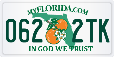 FL license plate 0622TK