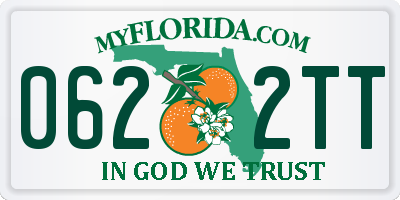 FL license plate 0622TT