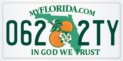 FL license plate 0622TY