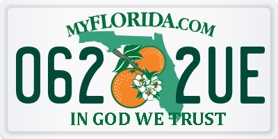 FL license plate 0622UE