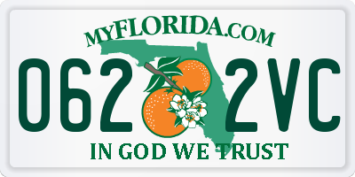FL license plate 0622VC
