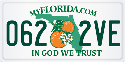 FL license plate 0622VE
