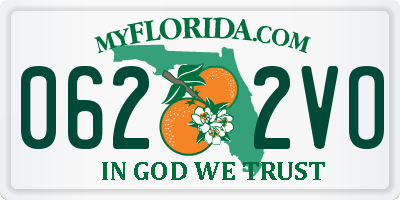 FL license plate 0622VO