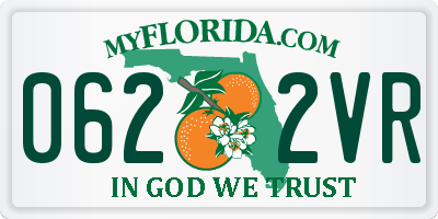 FL license plate 0622VR