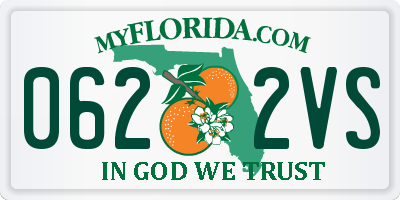 FL license plate 0622VS