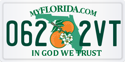 FL license plate 0622VT