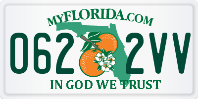 FL license plate 0622VV