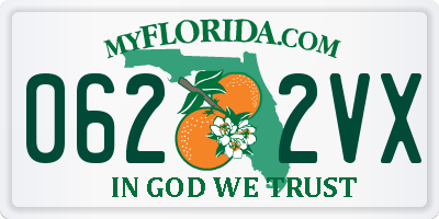FL license plate 0622VX