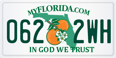 FL license plate 0622WH
