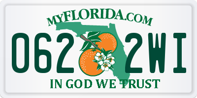 FL license plate 0622WI