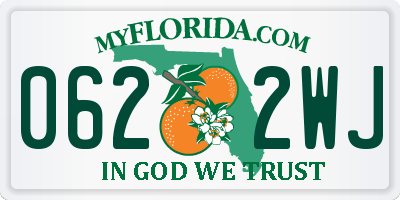 FL license plate 0622WJ