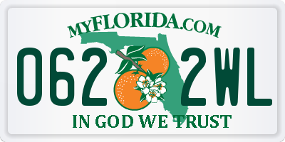 FL license plate 0622WL