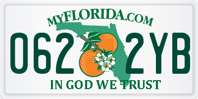 FL license plate 0622YB