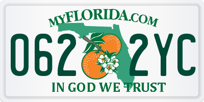 FL license plate 0622YC