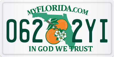 FL license plate 0622YI
