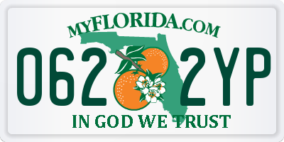 FL license plate 0622YP