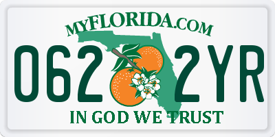 FL license plate 0622YR
