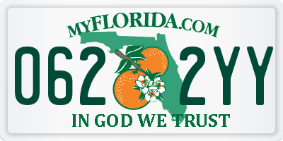 FL license plate 0622YY