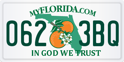 FL license plate 0623BQ