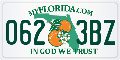 FL license plate 0623BZ