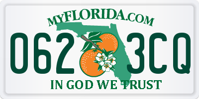 FL license plate 0623CQ